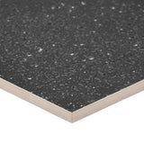 Elizabeth Sutton Charcoal Black Terrazzo 8x8 Matte Porcelain Tile