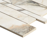 Dreamstone Calacatta Rustico Polished Porcelain Mosaic Tile