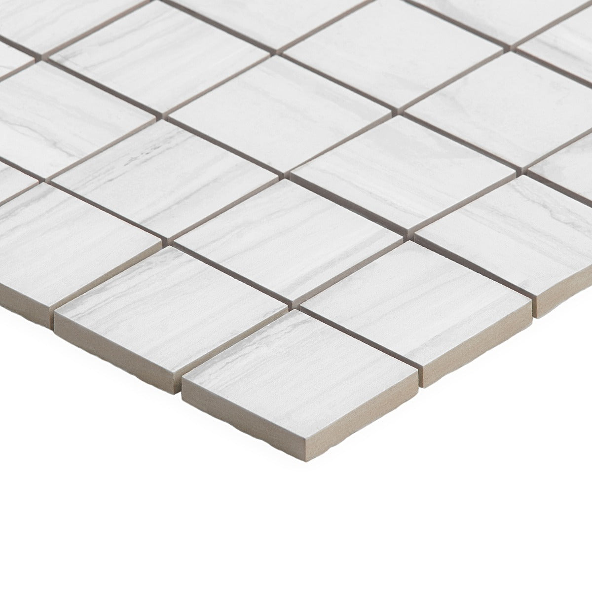 DreamStone Luminus White 2x2 Matte Porcelain Mosaic Tile