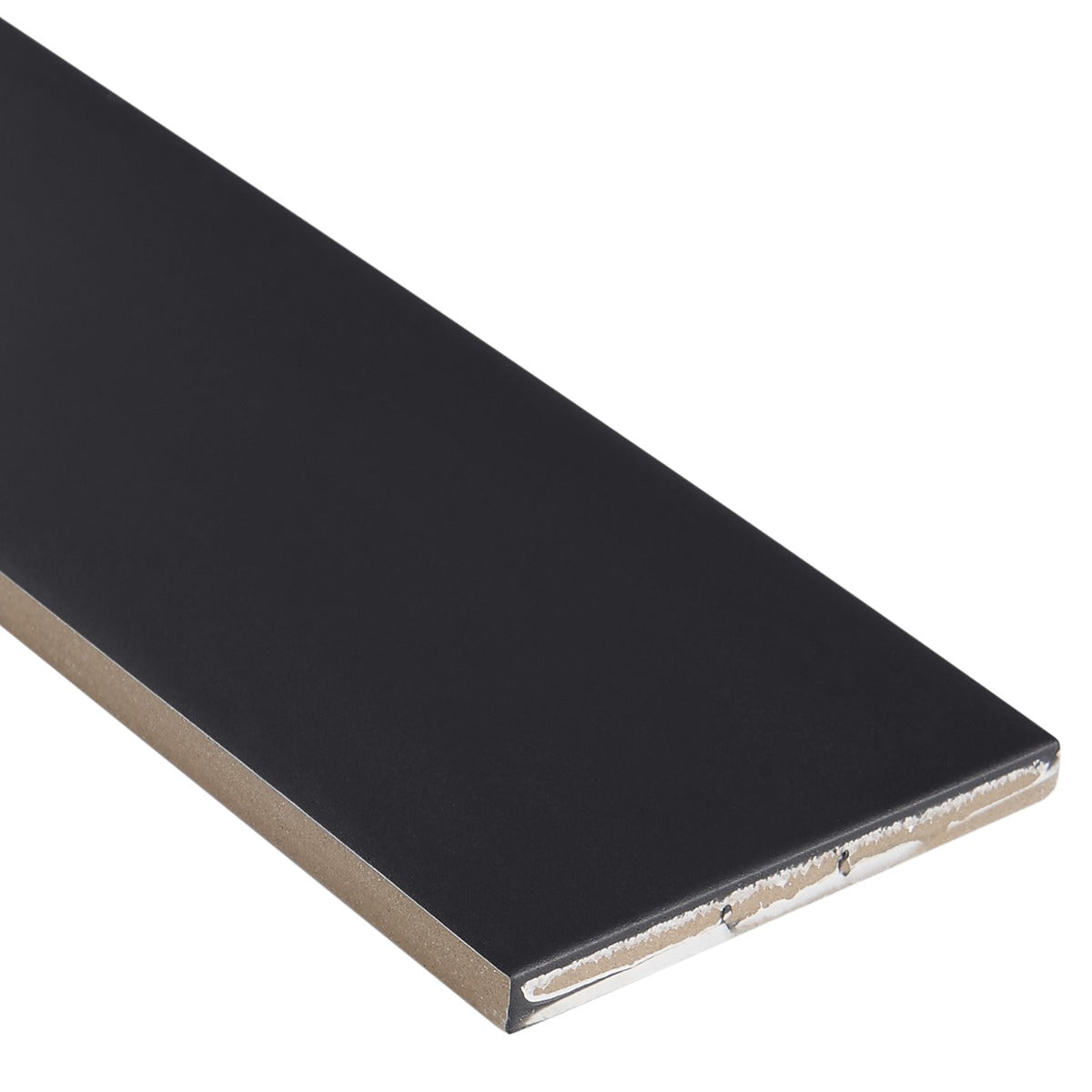 Roller Black 3x11 Matte Porcelain Subway Tile - Lux Tile