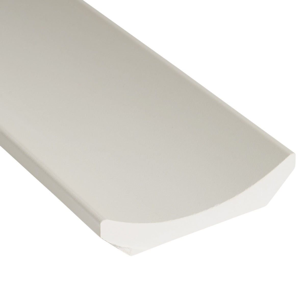 Roller White Fluted Column 4x36 3D Handmade Matte Ceramic Tile