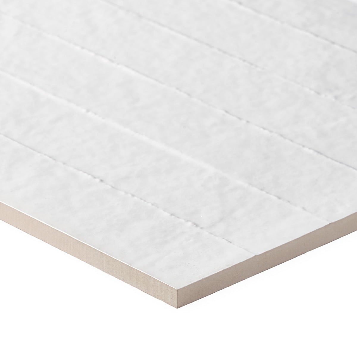 Angela Harris Walsh Tobruk White 12x36 Matte Ceramic Tile