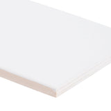 Bellami Bianco White 5x10 Glossy Ceramic Subway Tile - Lux Tile