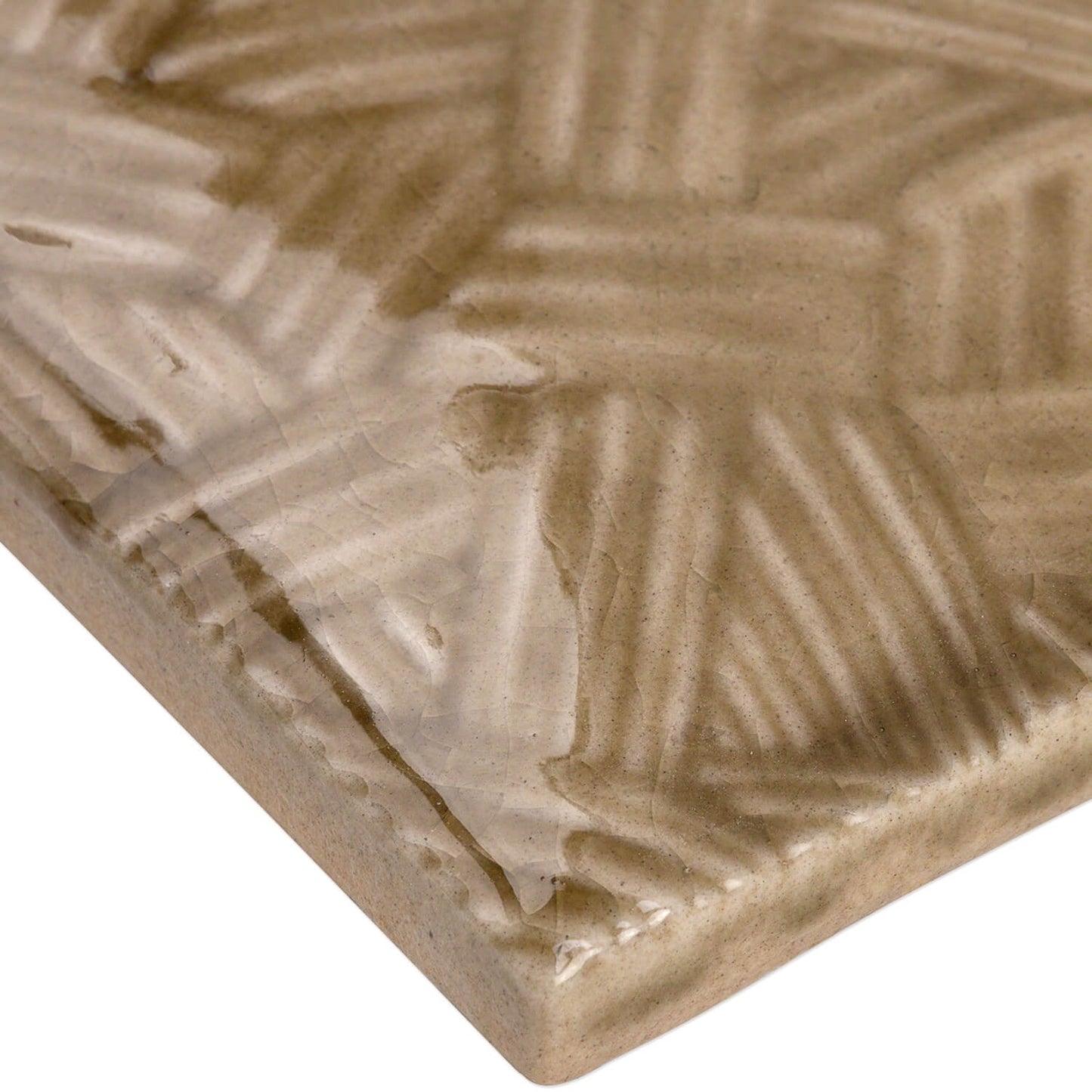 Maverick Firma Brown 3D Glossy Ceramic Wall Tile 3x8