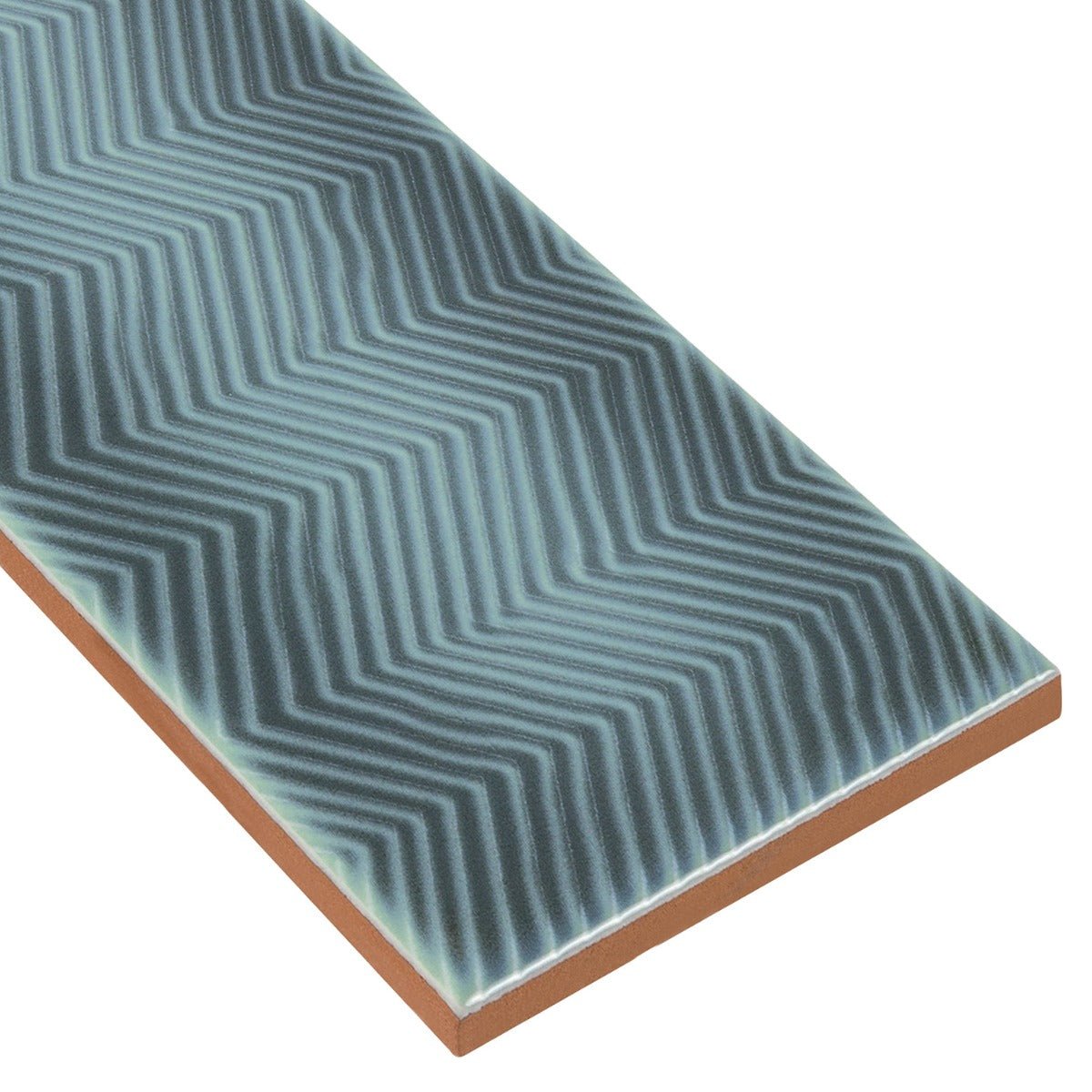 Splendor Blue 4x12 Polished Ceramic Subway Tile - Made in Spain