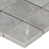 Tilebar Marble Tech Grigio Imperiale 2x2 Matte Porcelain Mosaic Tile
