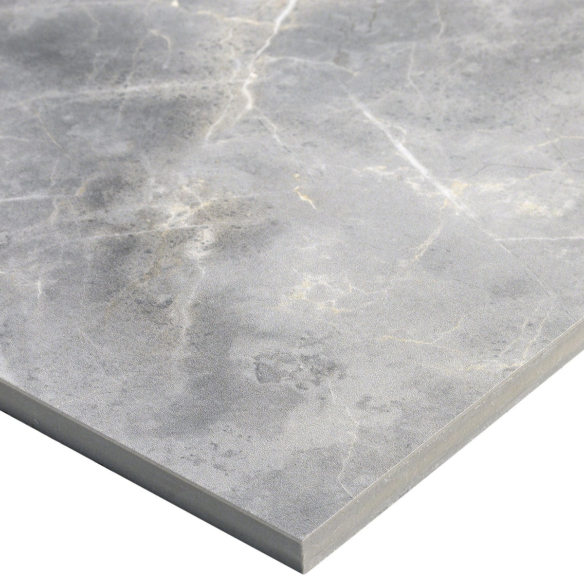 Marble Tech Grigio Imperiale Gray 24x24 Polished Porcelain Tile