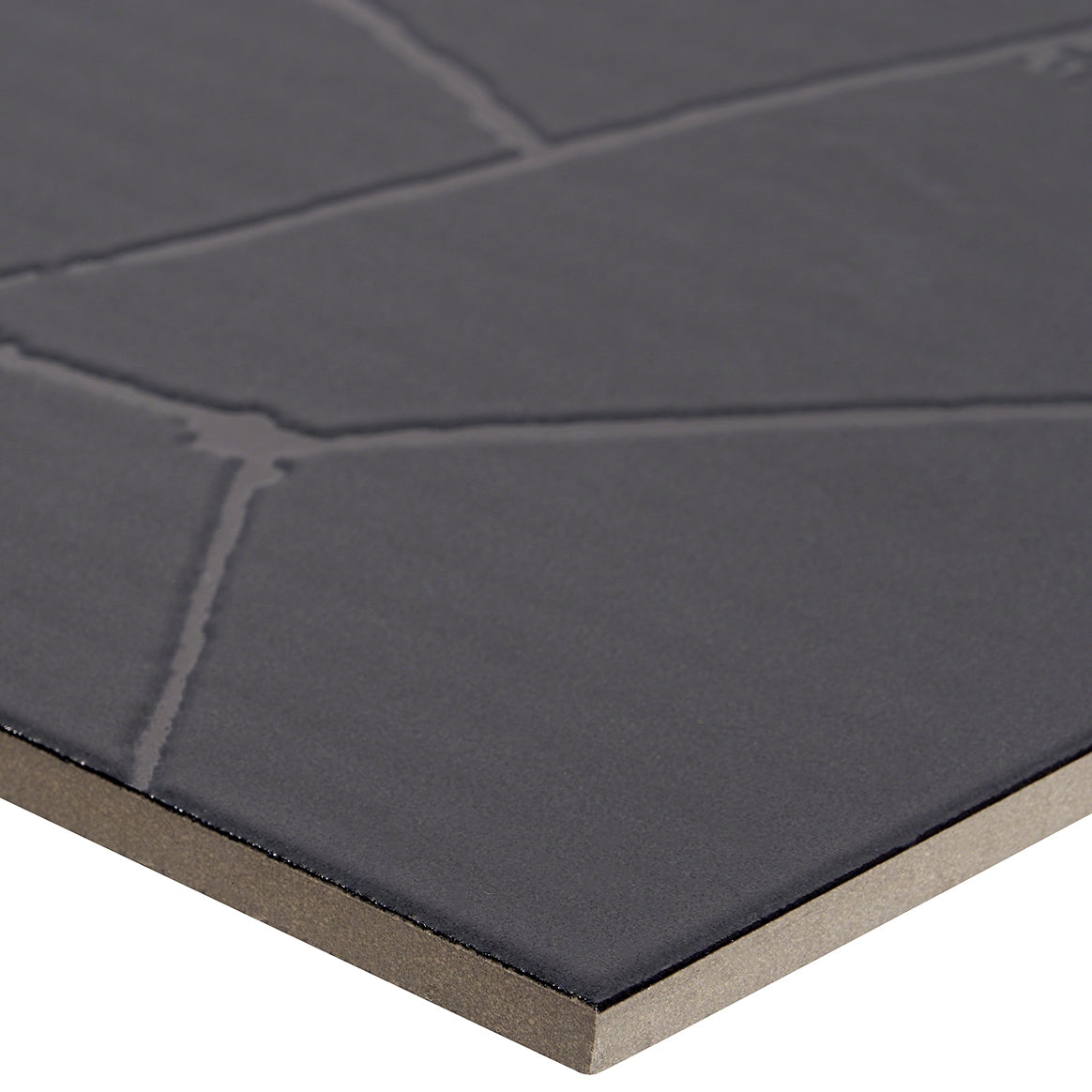 Faber Black 16x32 Matte Porcelain Tile - Lux Tile