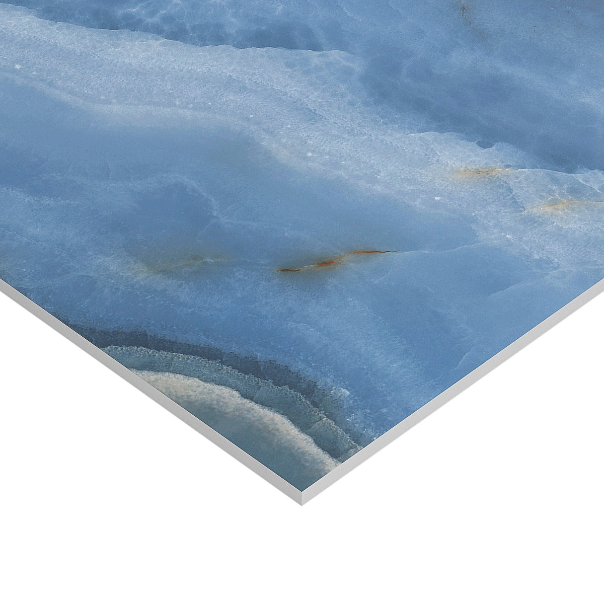 Jewel Onyx Blue 24x48 Polished Porcelain Tile by Lux Tile