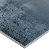 Angela Harris Metallic Blue Matte Porcelain Tile 24x24