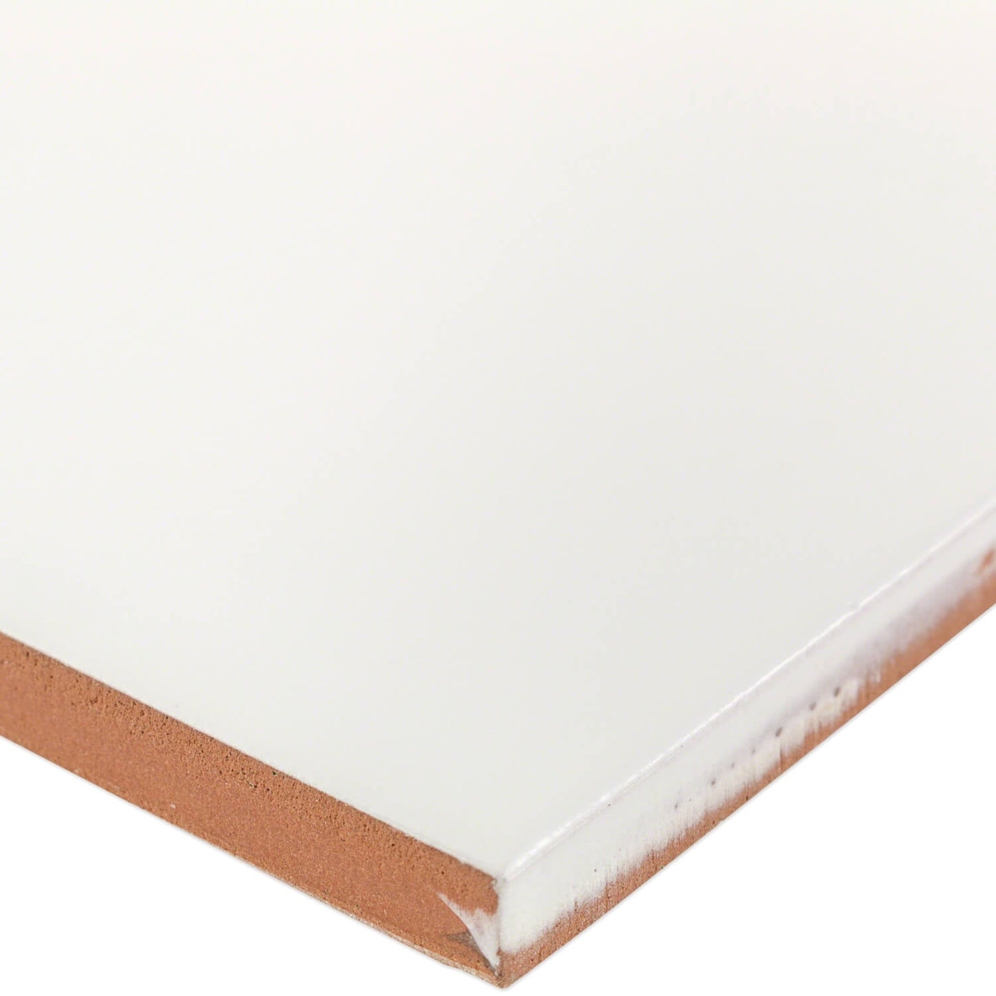 Vector Hueso White 4x8 Polished Ceramic Subway Tile - Lux Tile