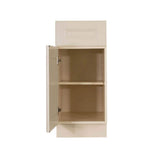 LIFEART CABINETRY Oxford Assembled 9 in. x 34.5 in. x 24 in. Base Cabinet with 1 Raised-Panel Door and 1 Drawer in Creamy White