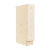 LIFEART CABINETRY Oxford Assembled 6 in. x 34.5 in. x 24 in. Base Spice Drawer Cabinet with Raised-Panel Door Style in Creamy White
