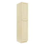 LIFEART CABINETRY Oxford Creamy White Plywood Raised Panel Stock Assembled Tall Pantry Kitchen Cabinet (18 in. W x 96 in. H x 24 in. D)