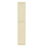 LIFEART CABINETRY Oxford Creamy White Plywood Raised Panel Stock Assembled Tall Pantry Kitchen Cabinet (18 in. W x 96 in. H x 24 in. D)