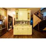 LIFEART CABINETRY Oxford Assembled 12 in. x 36 in. x 12 in. Wall Mullion Raised-Panel Door Cabinet with 2 Shelves in Creamy White