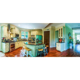 LIFEART CABINETRY Princeton Assembled 24 in. x 42 in. x 15 in. Wall Diagonal Mullion Door Cabinet with 2 Doors in Creamy White