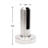 CREATIVE SURFACES 1.97 in. x 1.97 in. x 6.30 in. 2205 Stainless Steel Spigots