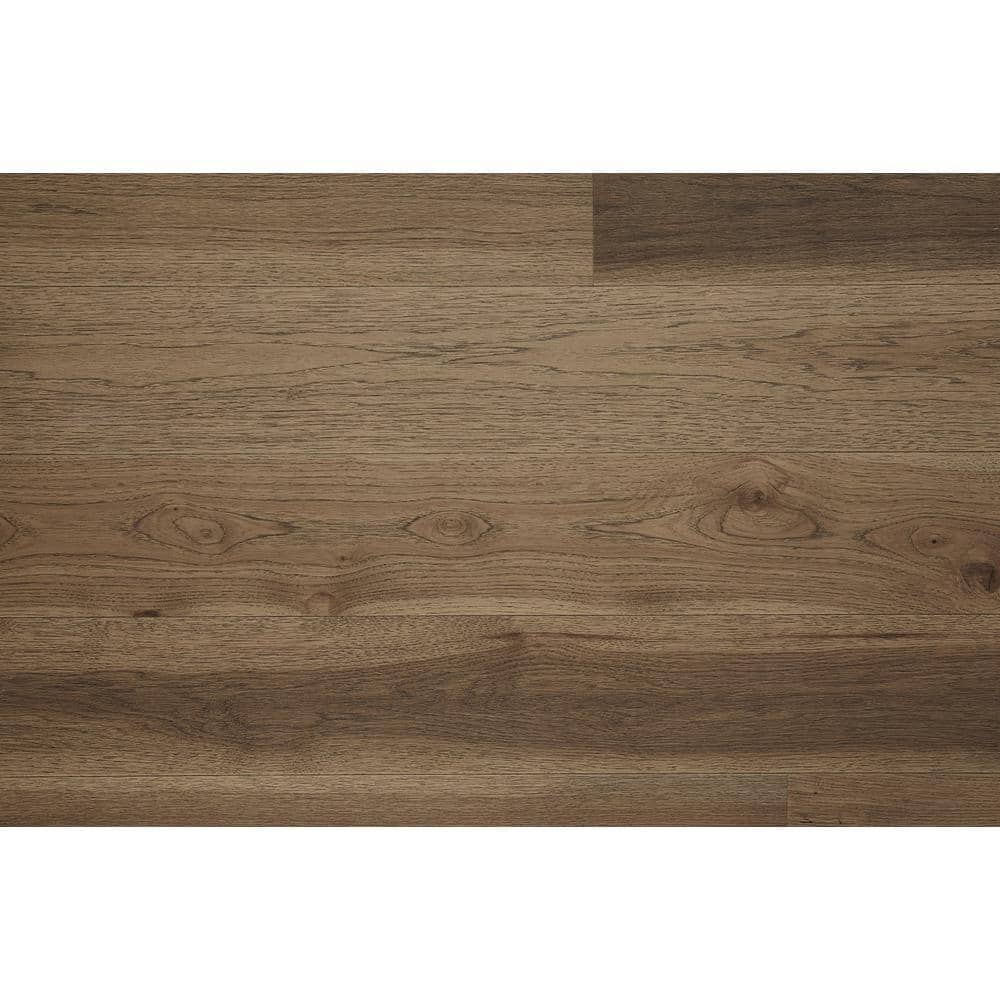 ASPEN FLOORING Crown Hickory 1/2 in. T x 7.5 in. W Water Resistant Wire Brushed Engineered Hardwood Flooring (31.09 sqft/case)