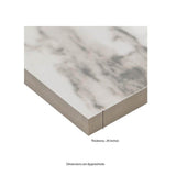 MSI Crystal Bianco 12 in. x 24 in. Polished Porcelain Floor and Wall Tile (16 sq. ft. /Case)
