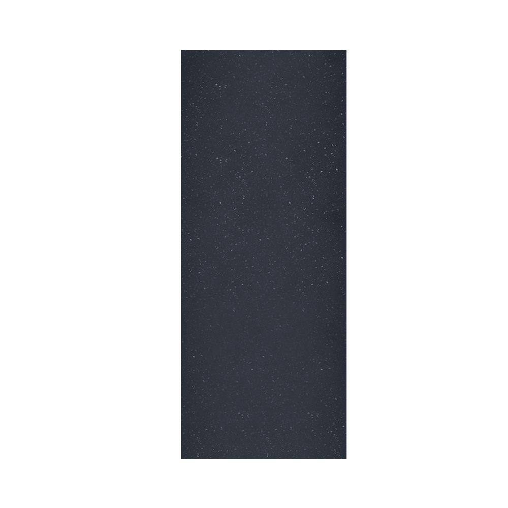 Swan Crystal Colors 36 in. x 72 in. 1-Piece Easy Up Adhesive Corner Panel in Gray Glass