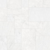 MSI Crystal White 10-Piece Kit Sandblast Marble Paver Tile Kit (160 Sq. ft./Pallet)