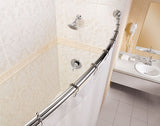 Moen 54 in. to 72 in. Adjustable Curved Shower Rod in Chrome