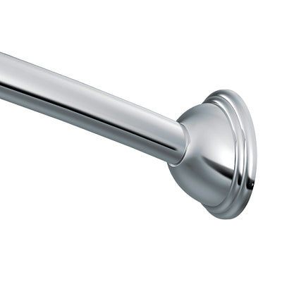 Moen 54 in. to 72 in. Adjustable Curved Shower Rod in Chrome