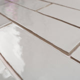 Lancaster Dove Gray 3x12 Polished Ceramic Wall Tile