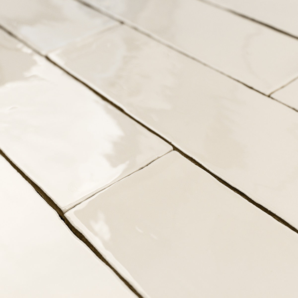 Lancaster Vanilla Cream 3x12 Polished Ceramic Subway Tile - Lux Tile
