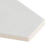 Manchester Dove Gray 4x8 Hexagon Glazed Ceramic Wall Tile