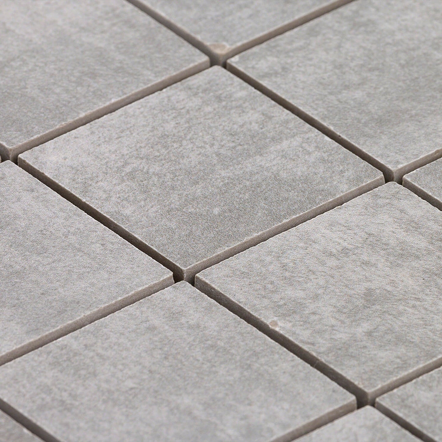 Lux Tile Cement Grigio Gray 2x2 Matte Porcelain Mosaic Tile