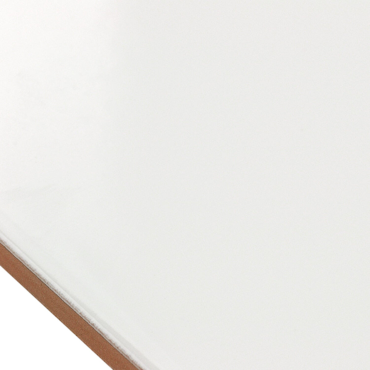 Vector Hueso White 4x8 Polished Ceramic Subway Tile - Lux Tile