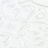 Byzantine Florid Bianco White 6x7 Arabesque Polished Ceramic Wall Tile