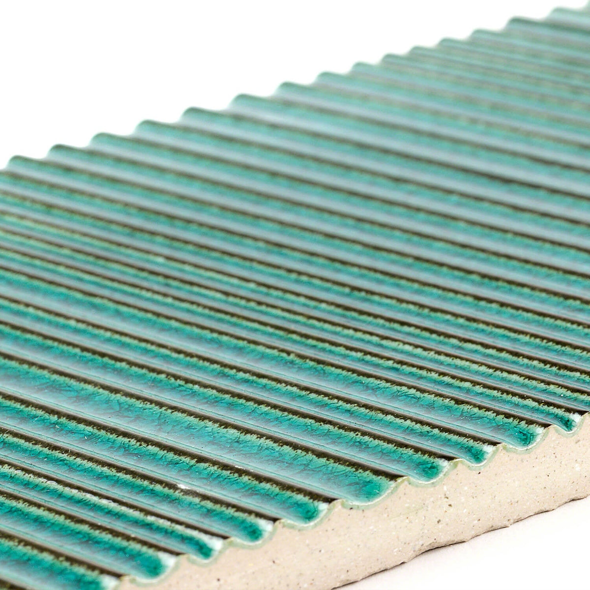 Arden Cozumel Teal Green 6x10 Glossy Porcelain Tile