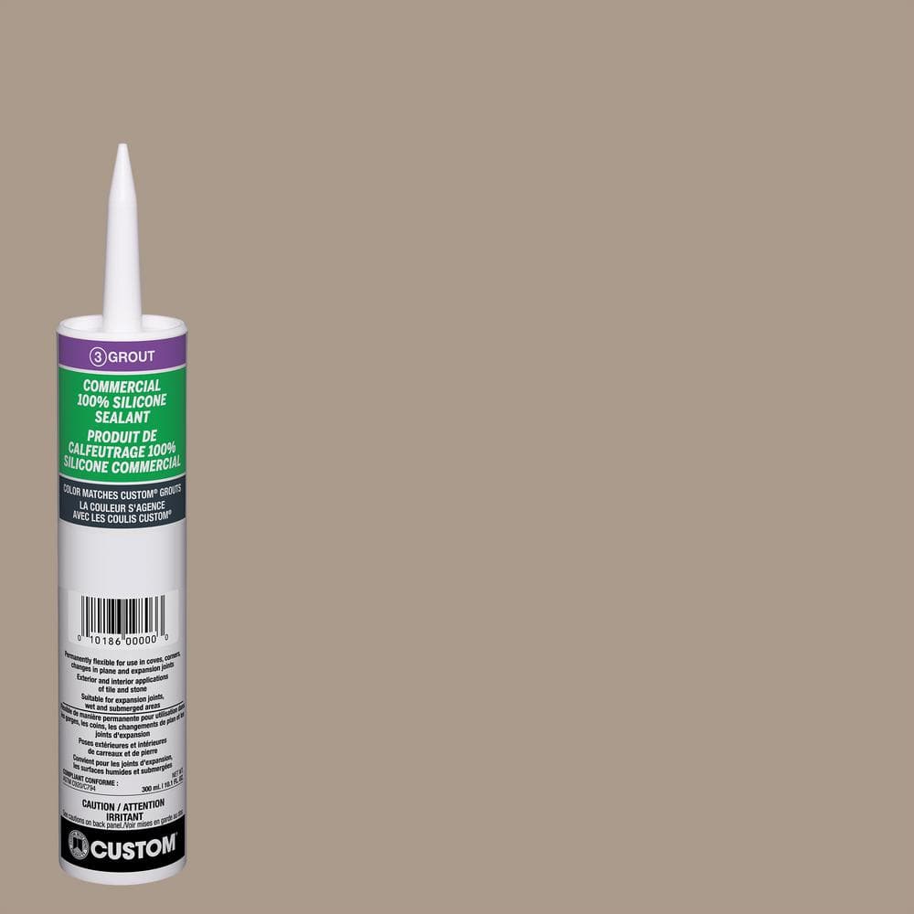 Custom Building Products Commercial #183 Chateau 10.1 oz. Silicone Caulk