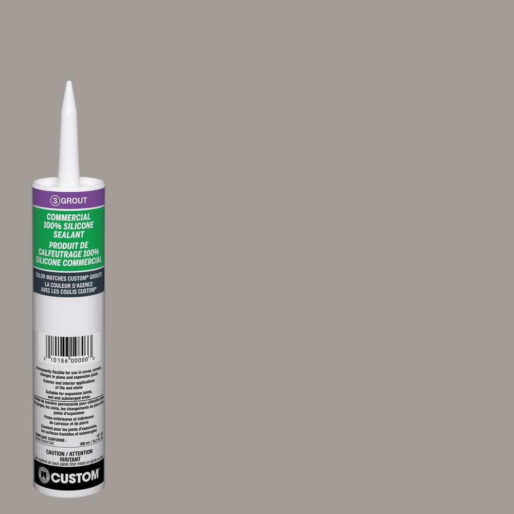 Custom Building Products Commercial #542 Graystone 10.1 oz. Silicone Caulk