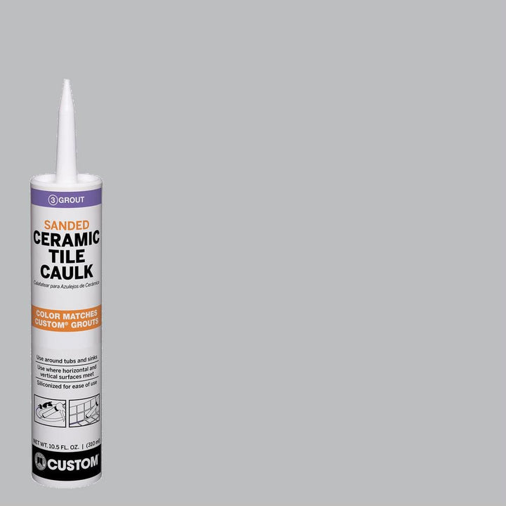 Custom Building Products Polyblend #115 Platinum 10.5 oz. Sanded Ceramic Tile Caulk