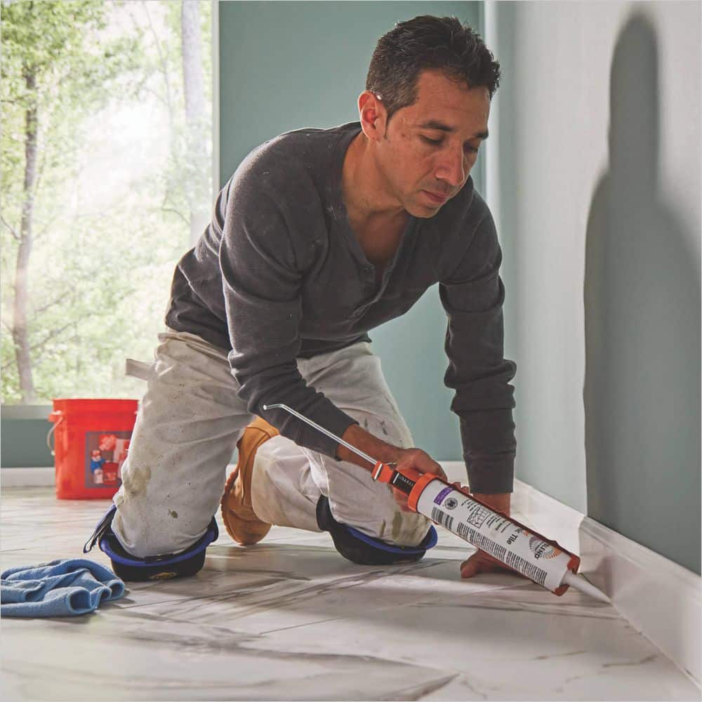 Custom Building Products Polyblend #382 Bone 10.5 oz. Sanded Ceramic Tile Caulk