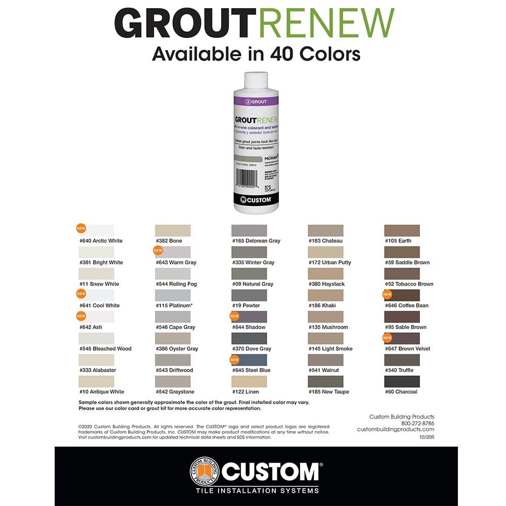 Custom Building Products Polyblend #135 Mushroom 8 oz. Grout Renew Colorant