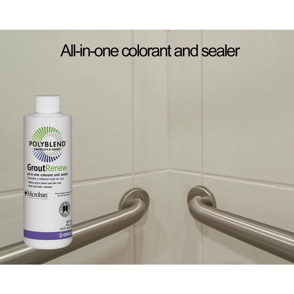 Custom Building Products Polyblend #333 Alabaster 8 oz. Grout Renew Colorant