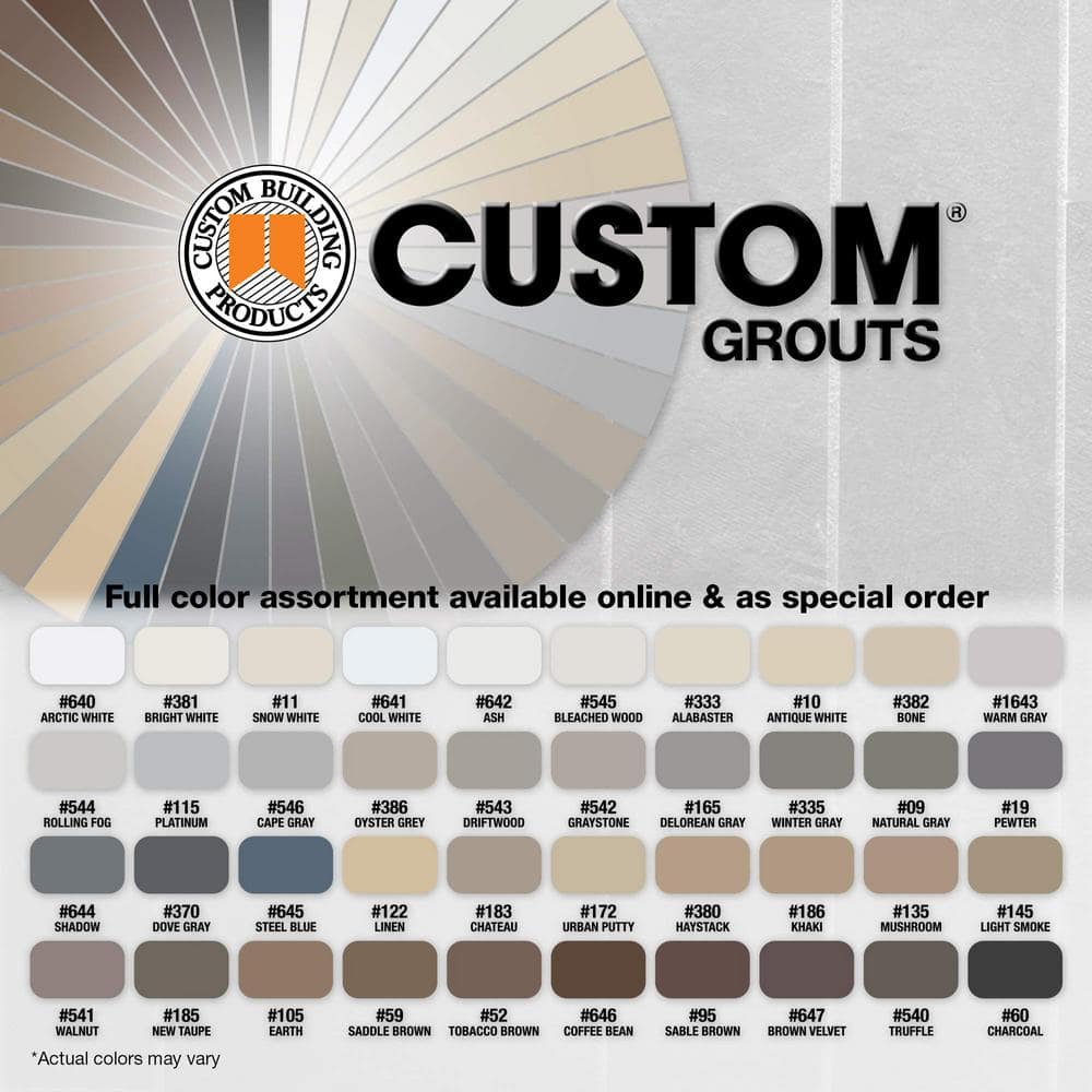 Custom Building Products Polyblend Plus #09 Natural Gray 25 lb. Sanded Grout