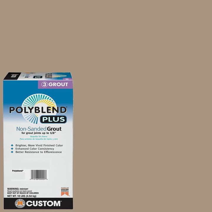 Custom Building Products Polyblend Plus #145 Light Smoke 10 lb. Unsanded Grout