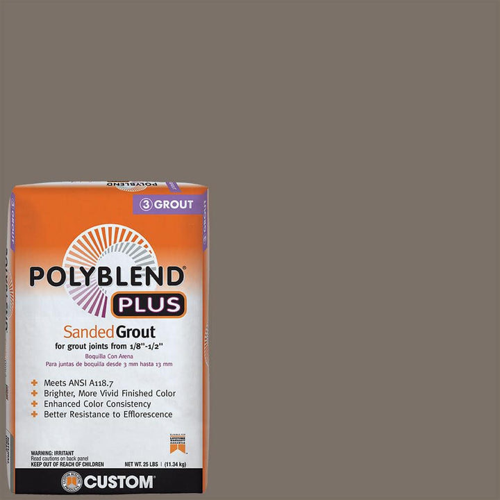 Custom Building Products Polyblend Plus #185 New Taupe 25 lb. Sanded Grout