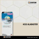Custom Building Products Polyblend Plus #333 Alabaster 10 lb. Unsanded Grout