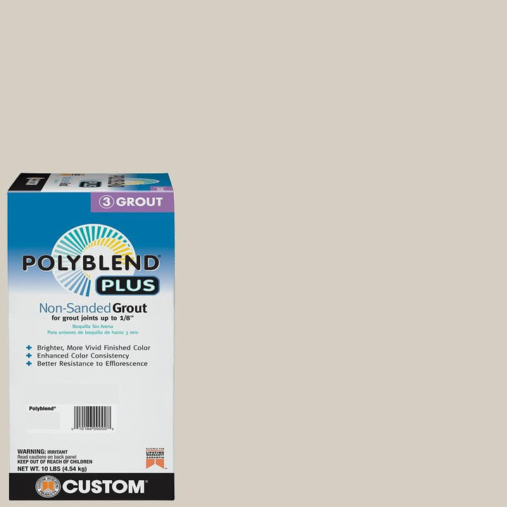 Custom Building Products Polyblend Plus #545 Bleached Wood 10 lb. Unsanded Grout
