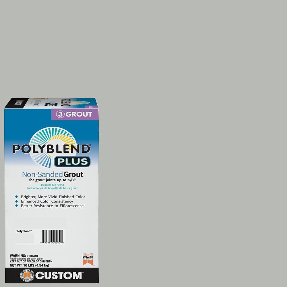 Custom Building Products Polyblend Plus #546 Cape Gray 10 lb. Unsanded Grout