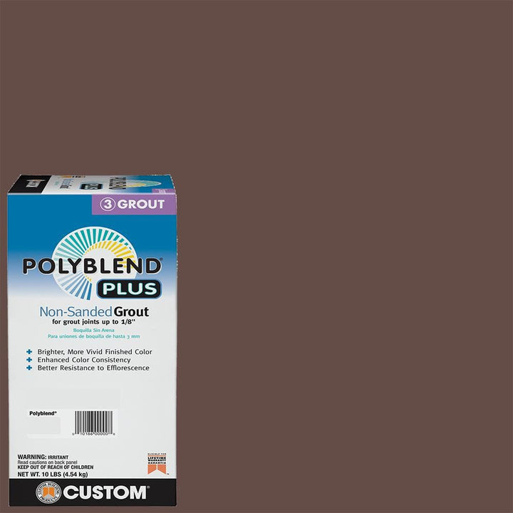 Custom Building Products Polyblend Plus #95 Sable Brown 10 lb. Unsanded Grout