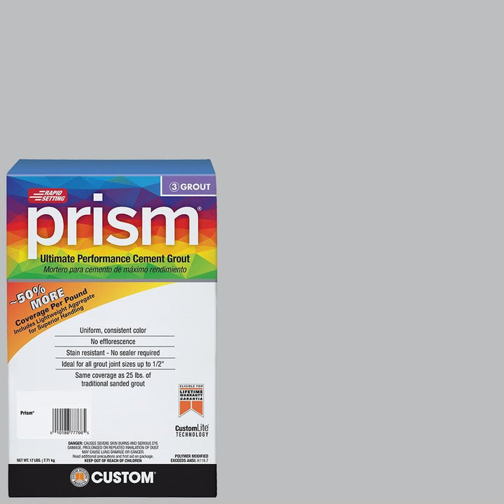 Custom Building Products Prism #115 Platinum 17 lb. Ultimate Performance Rapid Setting Grout