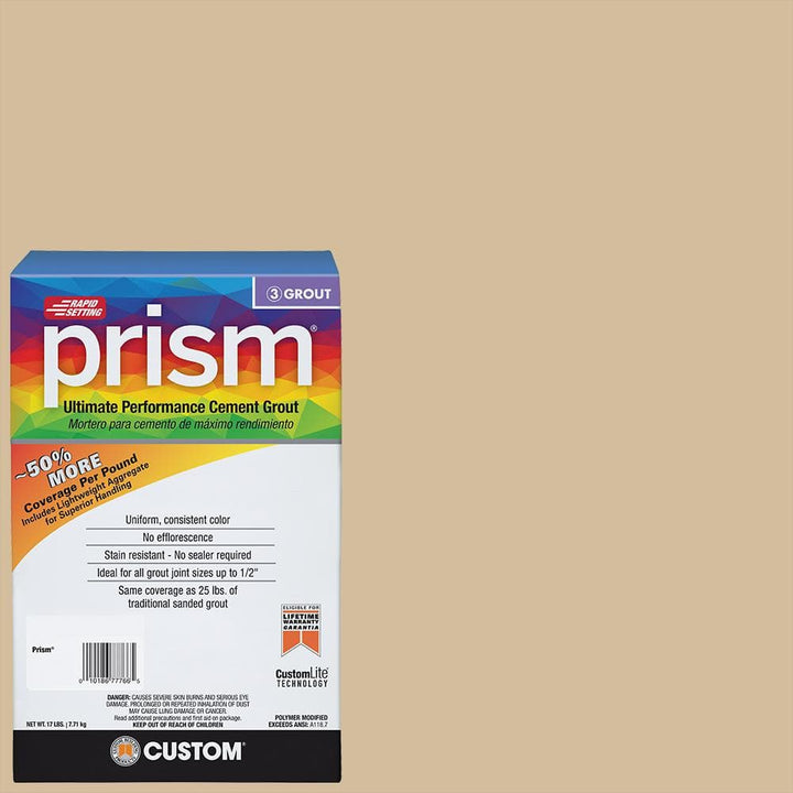 Custom Building Products Prism #122 Linen 17 lb. Ultimate Performance Grout